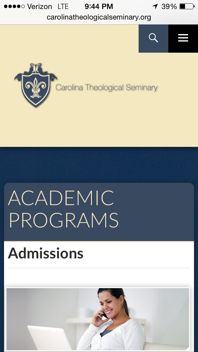 Carolina Theological Seminary - Mobile App
