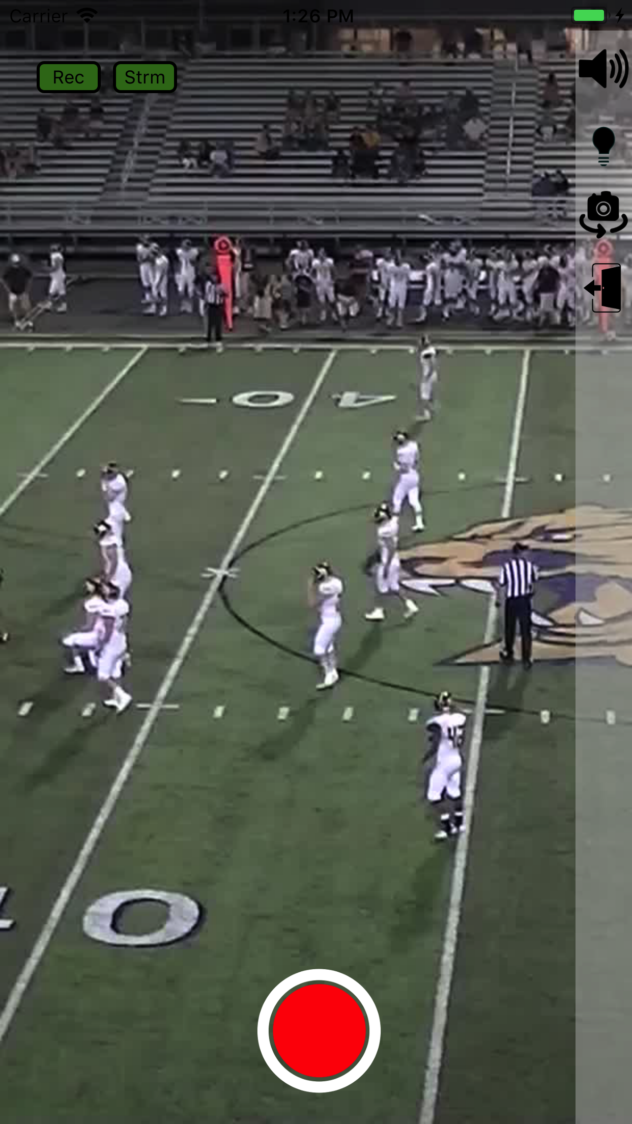 MobileCaster App Heads Up Display