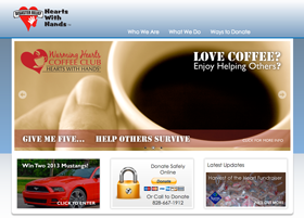 Hearts With Hands™ - Web Design