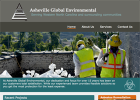 Asheville Global Environmental - Web Design